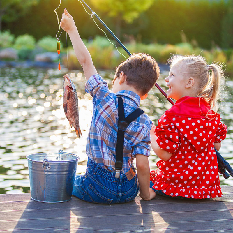 آموزش ماهیگیری به کودکان