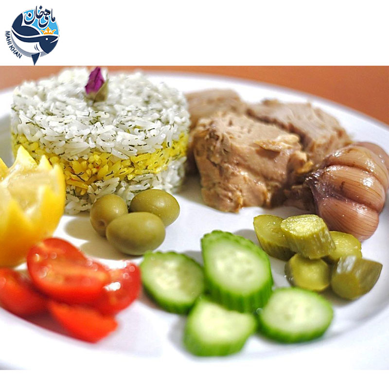 سبزی-پلو-با-تن-ماهی